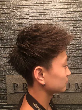 ミディアム メンズ ✨メンズカット 無料‼️✨土尾快斗のヘアスタイル