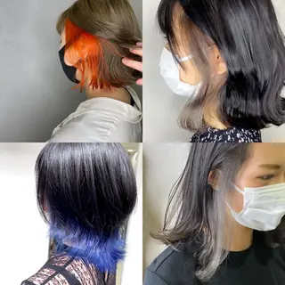 ミディアム 亀川蓮 Agu hairのヘアスタイル