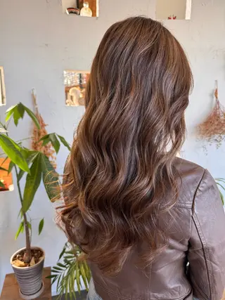 ロング カラー 🌸小掛🌸 豊橋外国人風カラーのヘアスタイル