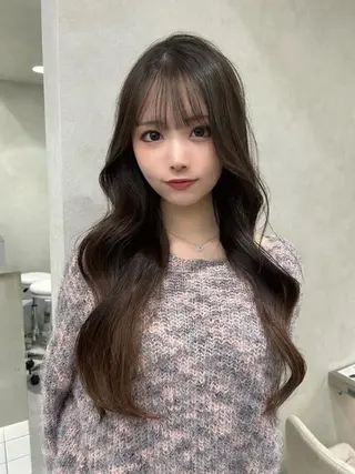 ロング カラー ヘアアレンジ fumika🎀 ベージュのヘアスタイル