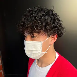 メンズ 柏メンズパーマ特化 蛯谷 晃裕のヘアスタイル