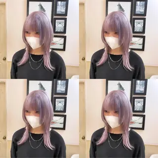 セミロング カラー 🌟トップデザイナー 高橋🌟のヘアスタイル