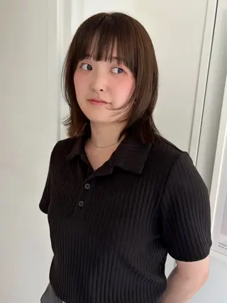 ミディアム riria/ボブ /ブラウンカラー🎀のヘアスタイル