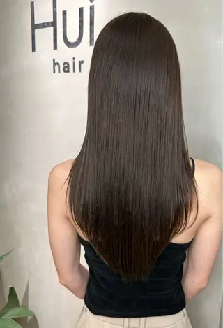 セミロング 天神橋筋　髪質改善 縮毛矯正　中川将彰のヘアスタイル