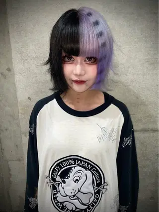 カラー 🍭ハイトーン/ デザインカラー🦄のヘアスタイル