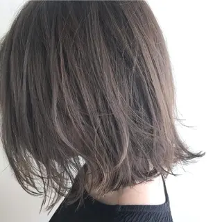 ミディアム カラー グランジヘア 無造作ヘアHYUGAのヘアスタイル