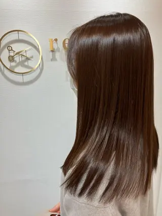 ロング カラー ヘアアレンジ キッズ 横浜関内髪質改善 re:Magoのヘアスタイル