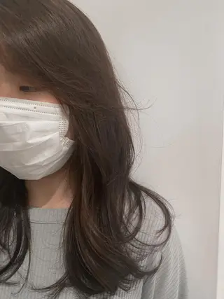 ロング パーマ 韓国hair ·͜· watanabeのヘアスタイル