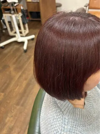 ミディアム カラー 徳 永のヘアスタイル