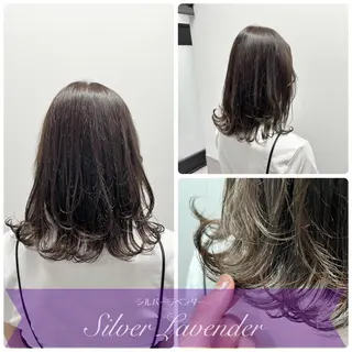 ミディアム カラー レイヤー/髪質改善/ 美髪矯正/手塚凌のヘアスタイル