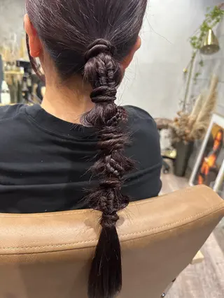 ロング ヘアアレンジ さあや 【透け感/艶感】のヘアスタイル