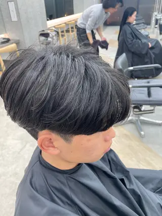 パーマ メンズ メンズ/シャドウ/ 波巻き/kyogoのヘアスタイル