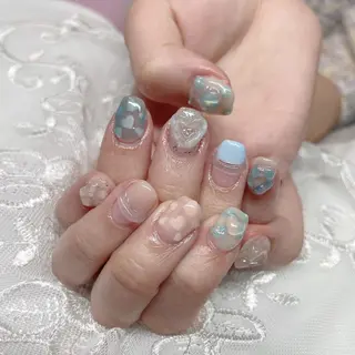 ミディアム 💜MIYA nail川崎店のネイルデザイン