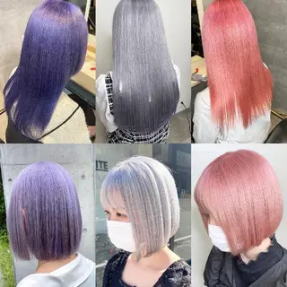 ショート カラー ノミネーション大宮所属・TOSHIKI/ ハイトーン/髪質改善のヘアスタイル