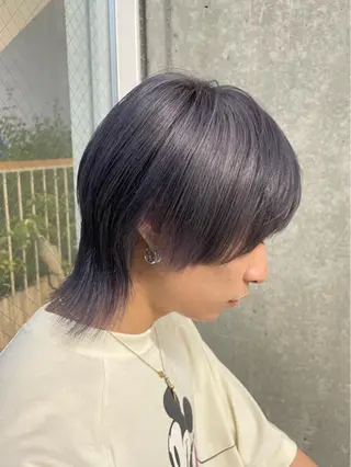 カラー メンズ メンズモテパーマ💙 fuwaのヘアスタイル
