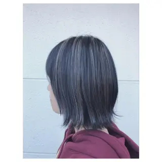 ミディアム カラー EARTH長岡店🩵 石原莉穂のヘアスタイル