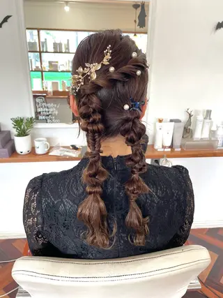 ロング mopa所属・mopa_kaede 暖色カラー/ロングのヘアスタイル