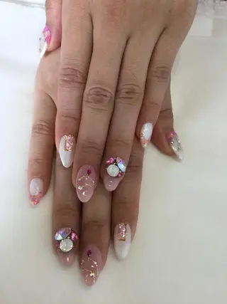 ネイル 💎🐰 saki. m 🐰💎のネイルデザイン