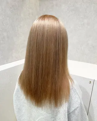 セミロング カラー 韓国ヘア🇰🇷透明 感カラー/yui💞のヘアスタイル