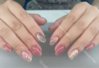 ネイル 神田 ココナッツのネイルデザイン