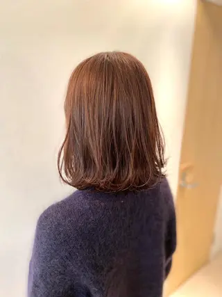 ミディアム カラー 平田 健一のヘアスタイル