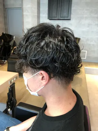 ショート パーマ メンズ 🪞個室サロン/韓国 艶髪/keito🪞のヘアスタイル