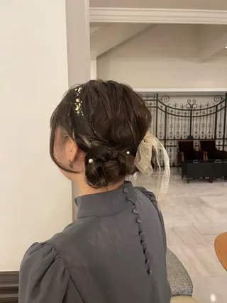 ヘアアレンジ VISAGE ba.sk 金子詩帆のヘアスタイル