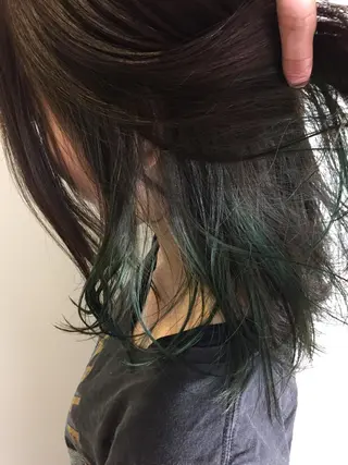 ミディアム カラー 原宿サロン代表 デザインカラー伊藤卓のヘアスタイル