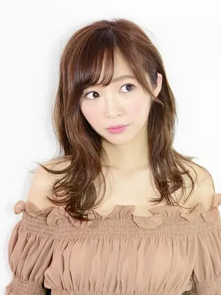 セミロング カラー designer ITOのヘアスタイル