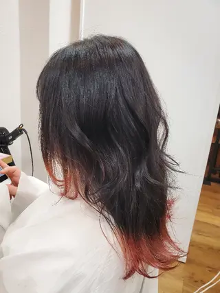 ロング カラー 近森 美帆[モーラ高石店]のヘアスタイル