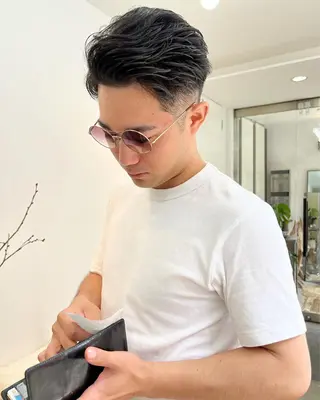 ショート カラー パーマ ヘアアレンジ メンズ 【池袋/スパイキー ショート】ⓝⓘⓜⓤのヘアスタイル