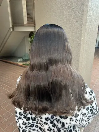 ロング 艶髪/韓国風🤍🖤 小林実央‎のヘアスタイル