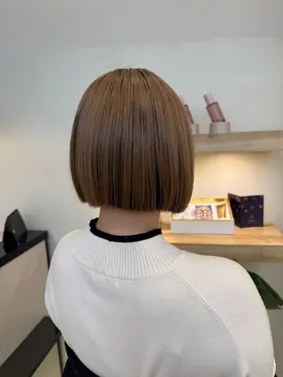 ショート カラー ☆ミディアム 深井朱莉☆のヘアスタイル