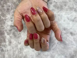 ネイル ネイルリボン 石田のネイルデザイン