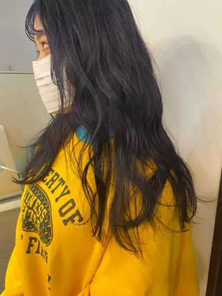 ロング カラー vixus  the bay所属・vixus mamiのヘアスタイル