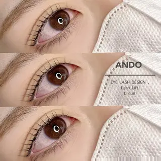 マツエク・マツパ ANDO HIKARIのマツエク・マツパデザイン