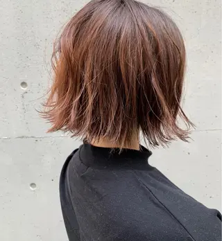 ショート カラー パーマ ヘアアレンジ メンズ キッズ マツエク・マツパ Luela堅田所属・田中 裕士のヘアスタイル