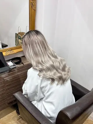 ヘアアレンジ カラー ロング LIP 大阪本店 エクステ 堀谷和孝のヘアスタイル