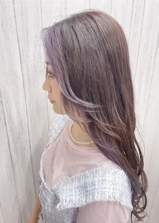 ロング カラー ケアブリーチ /髪質 改善/古橋圭史郎のヘアスタイル