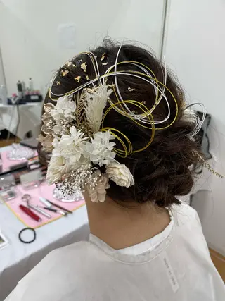 ロング ヘアアレンジ cecile hair所属・開發 紗貴のヘアスタイル