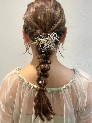 ロング GOTODAY SHAiRE SALON所属・札幌 ヘアアレンジ 🍎 タナカセリナのヘアスタイル