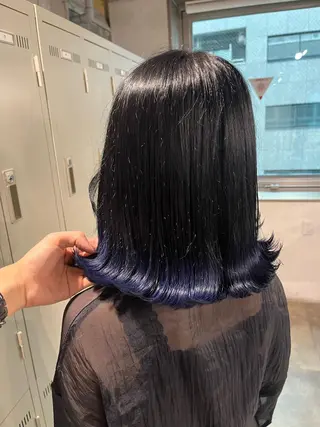 ミディアム I S所属・🌿透明感カラー‪ 縮毛矯正✨かずきのヘアスタイル