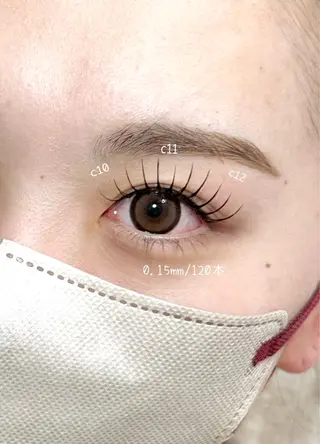 マツエク・マツパ leafirst岸和田所属・💎leafiest |yuzu💎のマツエク・マツパデザイン