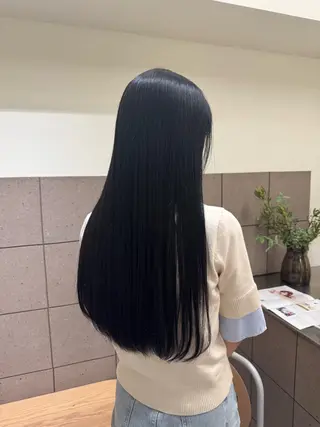 ロング カラー ゆ う あのヘアスタイル
