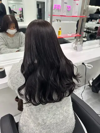 カラー ブリーチなし透明感 💗RYOTAのヘアスタイル