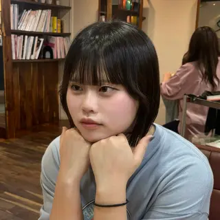 ショート レイヤー/顔周り/ 韓国ヘア🤍フウカのヘアスタイル