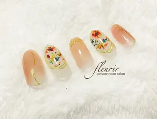 ネイル フルリール 【プライベートサロンのネイルデザイン