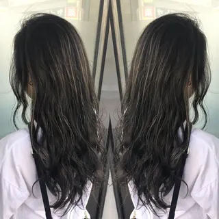 ロング カラー ヘアアレンジ 寺内 紳悟のヘアスタイル