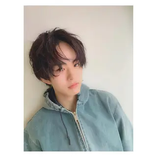 ショート カラー ヘアアレンジ メンズ ange☞ soutaのヘアスタイル