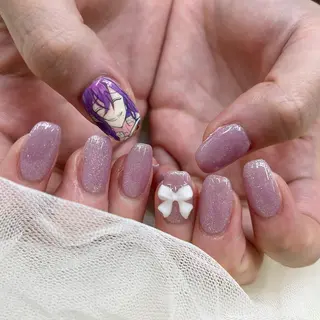 ミディアム ネイル 池袋痛ネイル Nok. 渡辺のネイルデザイン